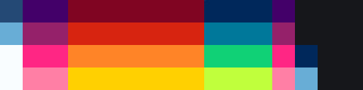 Bubblegum-55 Palette